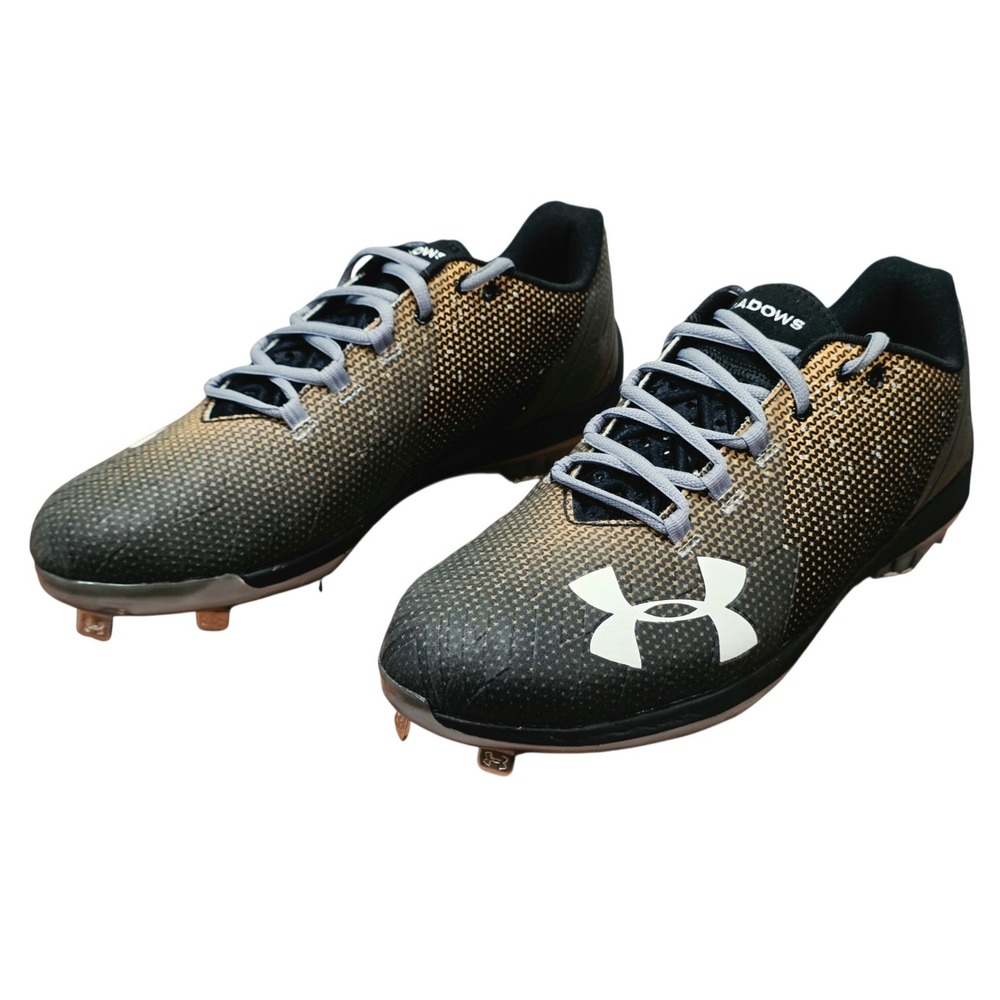 Austin Meadows Under Armour PE Pirates Baseball Cleats Sz 12.5 MLB Player Issue